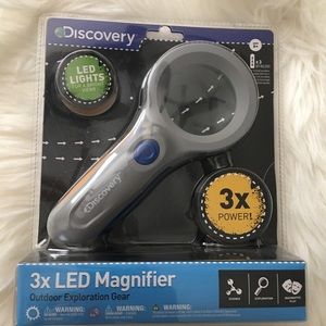 Discovery Kids 3x LED Light Up Magnifier with Bag